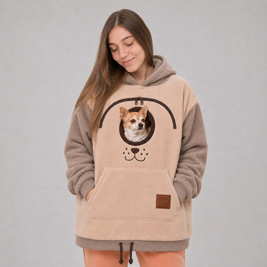 Dog Tote Carrier Hoodie