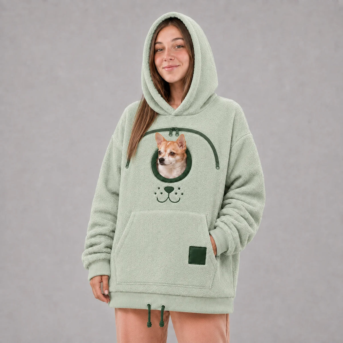 Dog Tote Carrier Hoodie