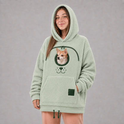 Dog Tote Carrier Hoodie