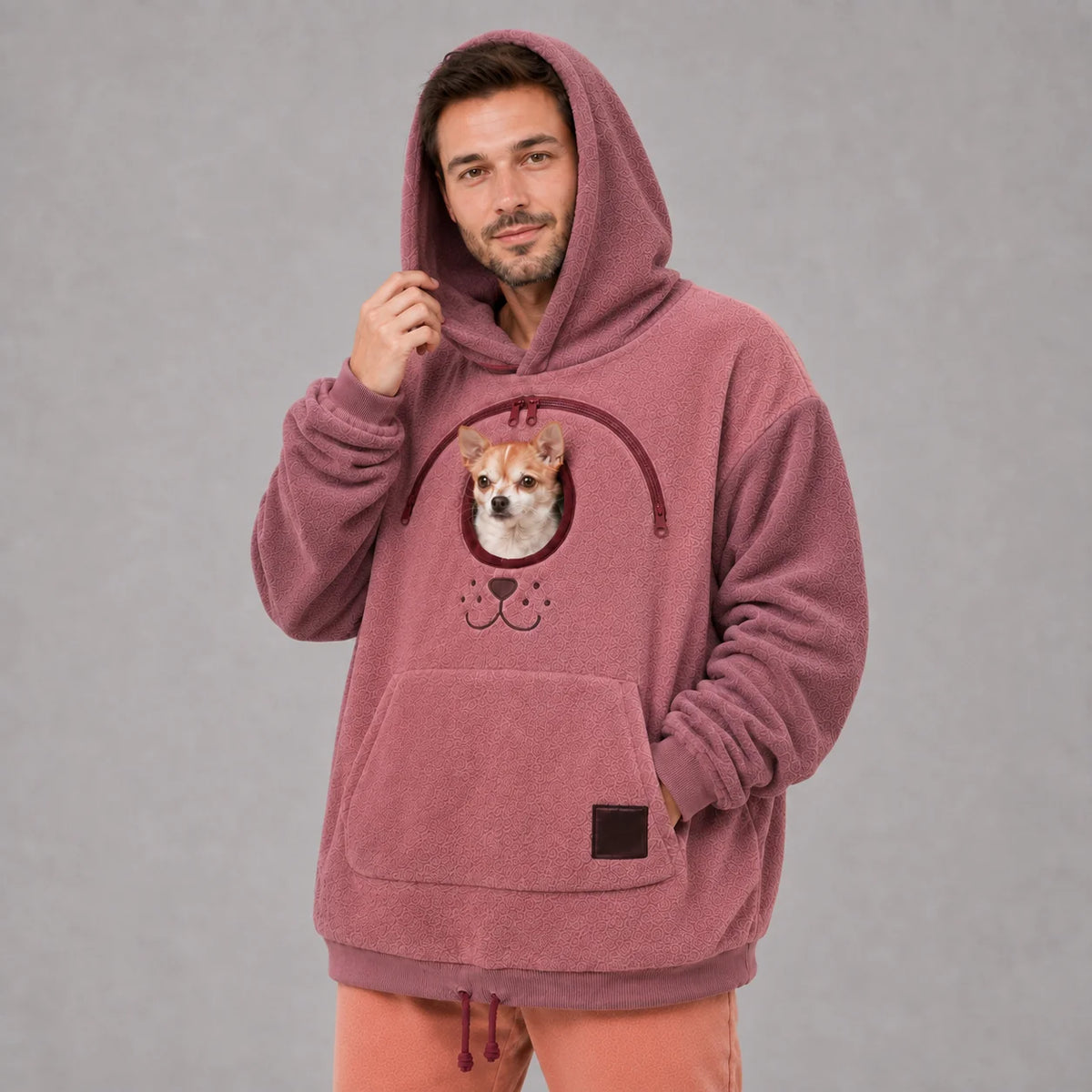 Dog Tote Carrier Hoodie