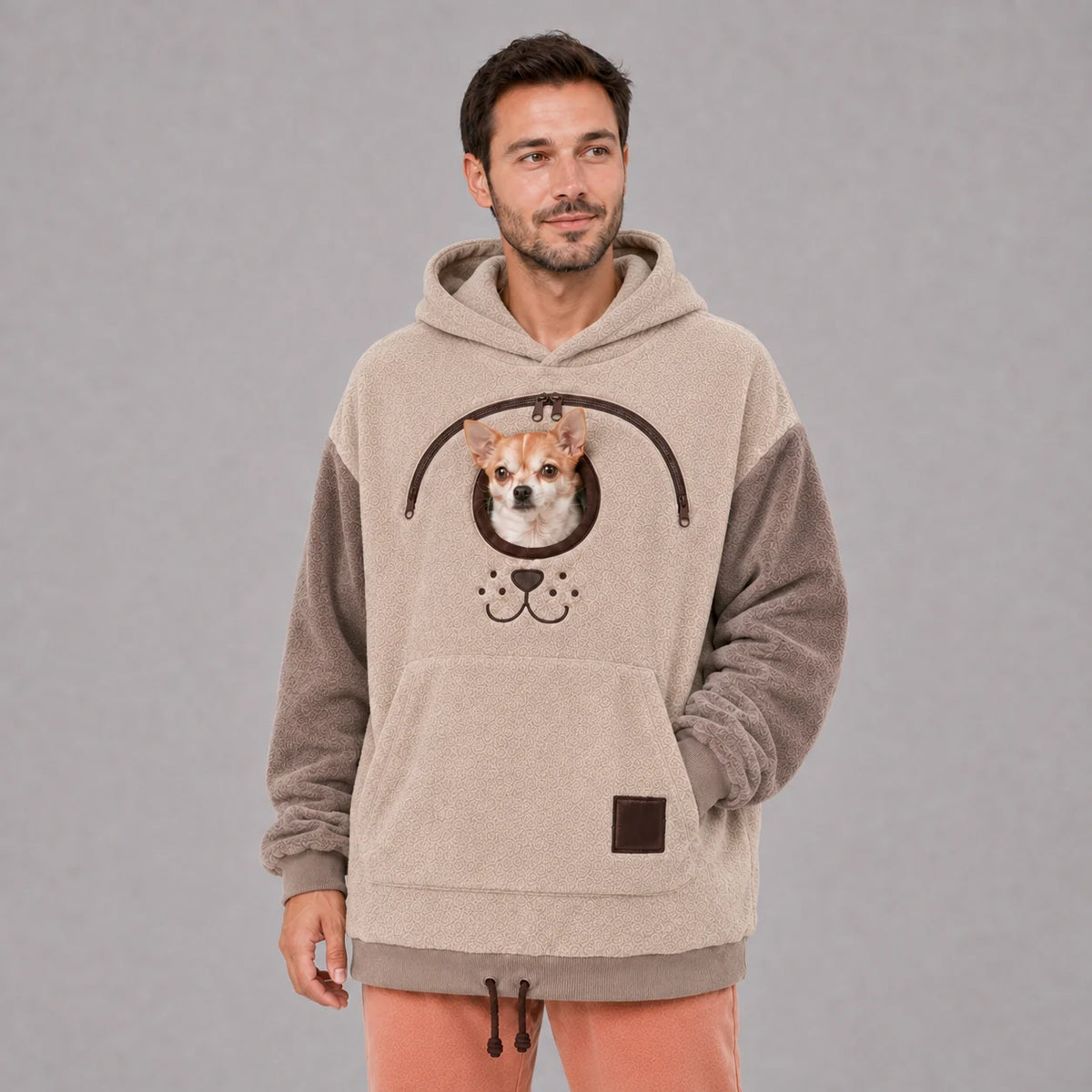 Dog Tote Carrier Hoodie